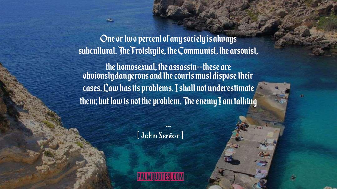 Chronic Problems quotes by John Senior