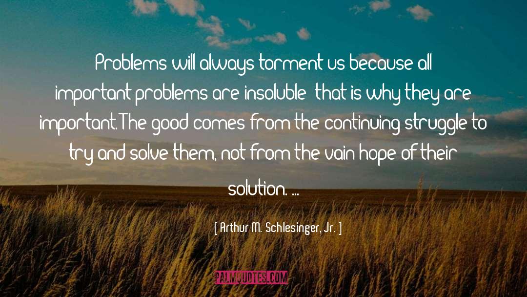 Chronic Problems quotes by Arthur M. Schlesinger, Jr.