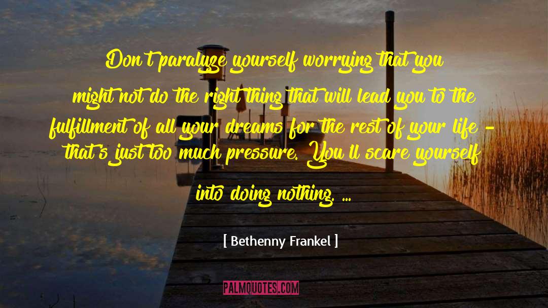 Chronic Worrying quotes by Bethenny Frankel