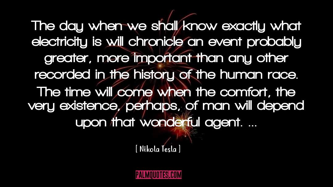 Chronicle quotes by Nikola Tesla