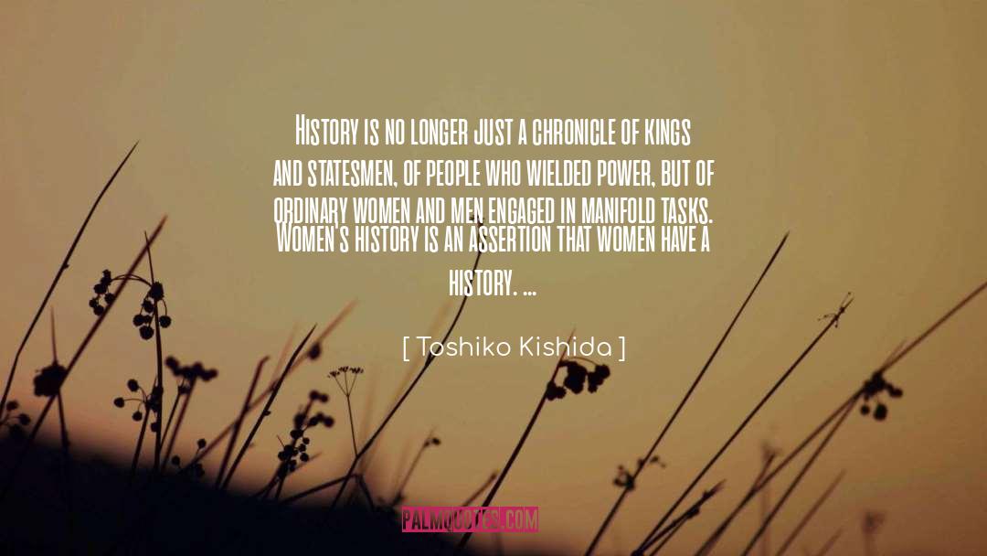 Chronicle quotes by Toshiko Kishida