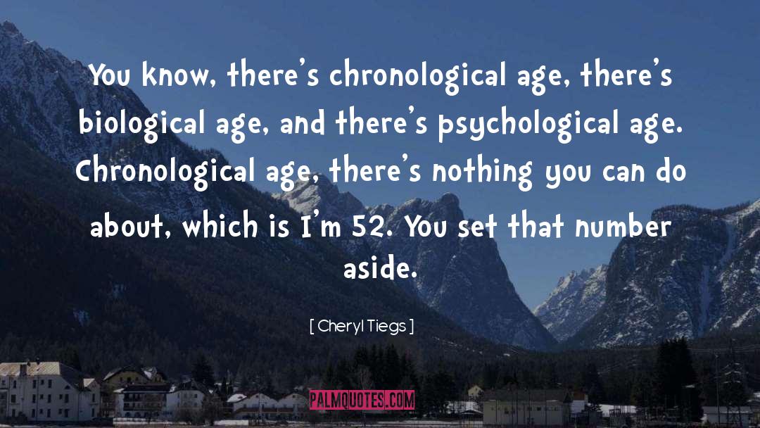 Chronological Snobbery quotes by Cheryl Tiegs