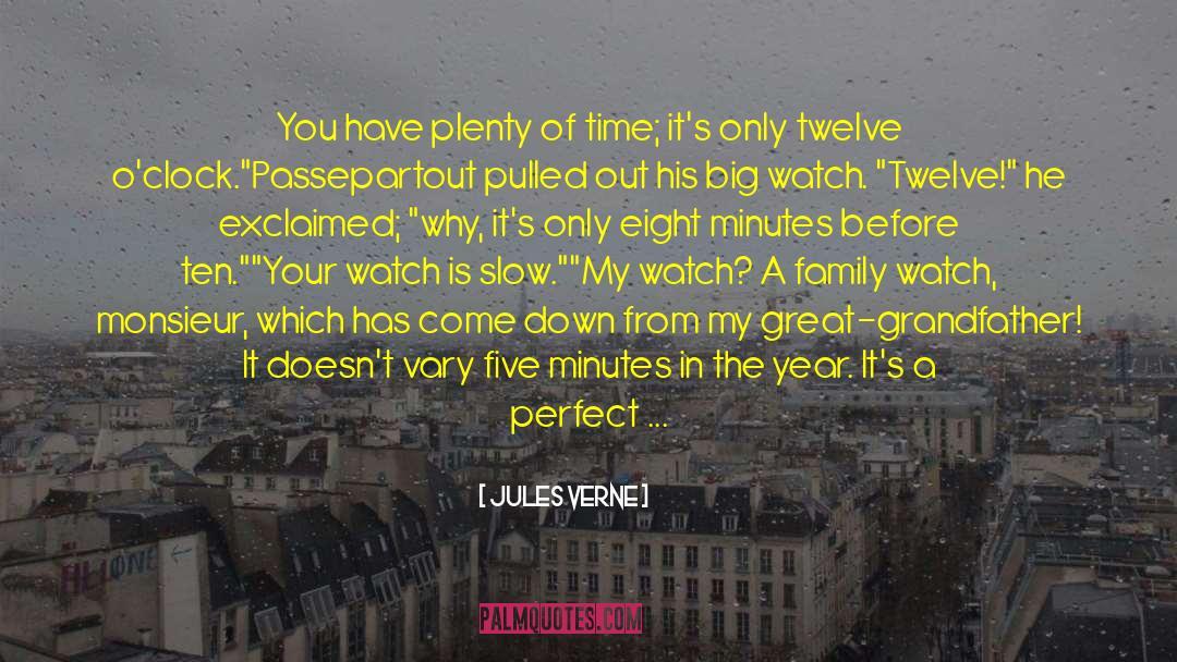 Chronometer quotes by Jules Verne