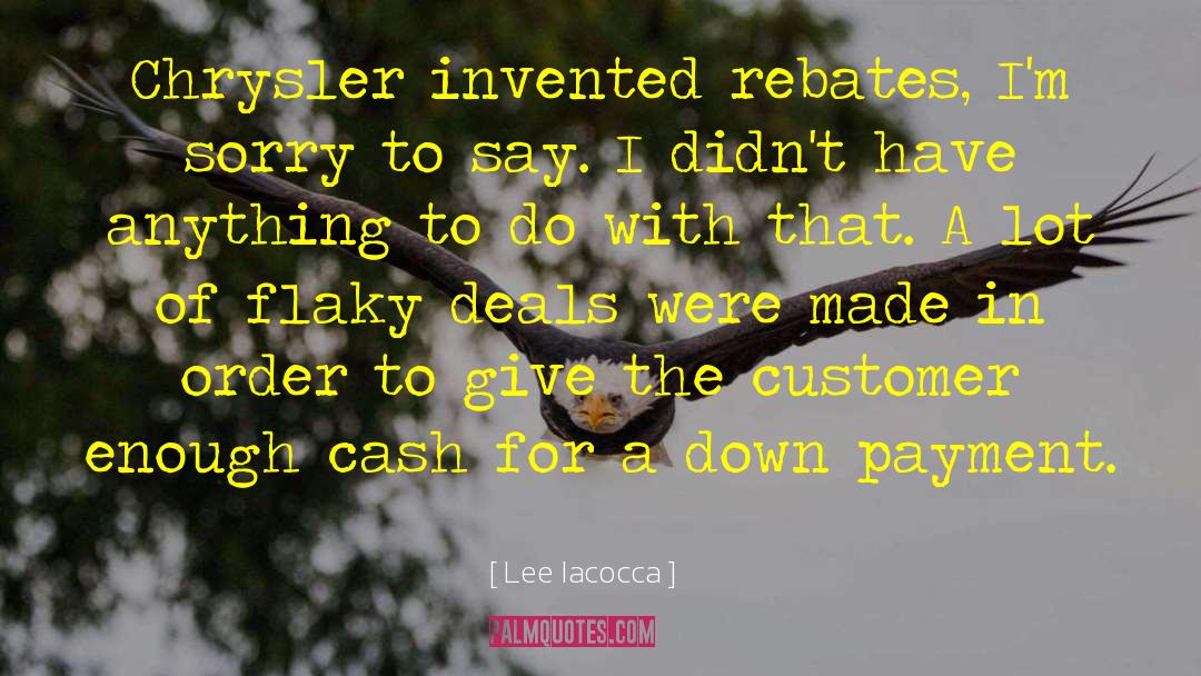 Chrysler quotes by Lee Iacocca