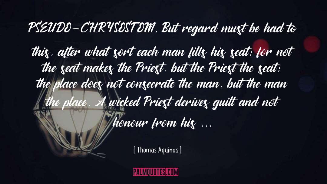 Chrysostom quotes by Thomas Aquinas