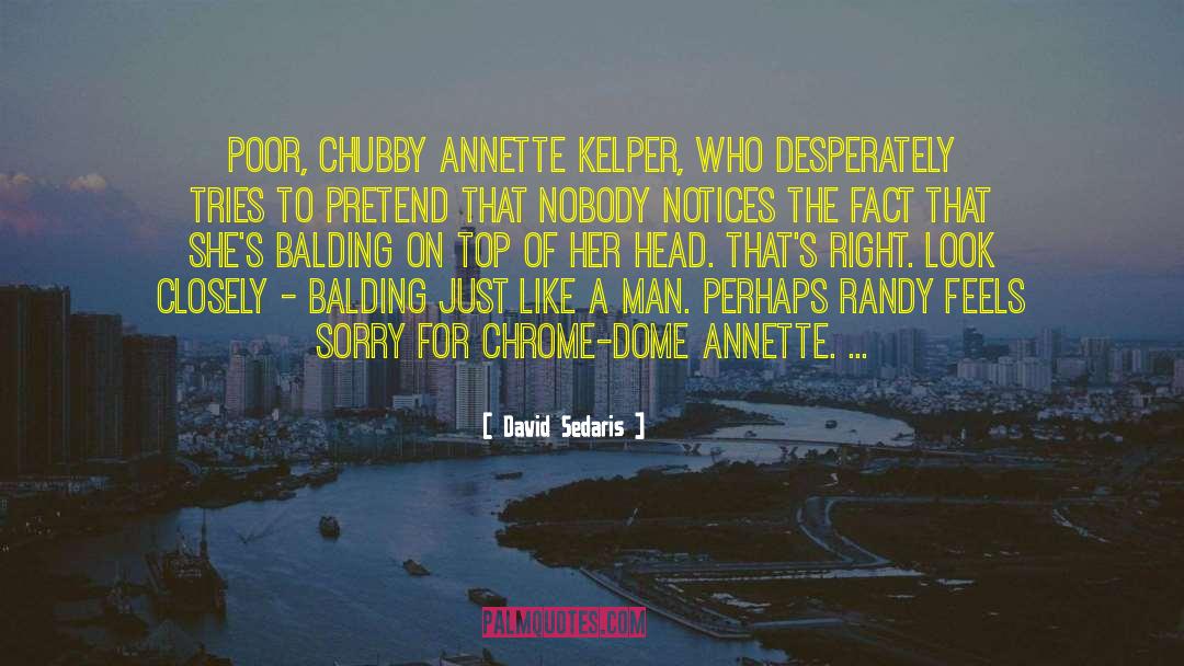 Chubby quotes by David Sedaris