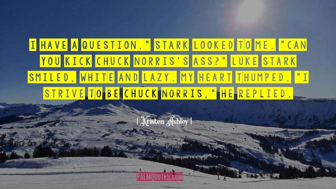 Chuck Norris quotes by Kristen Ashley