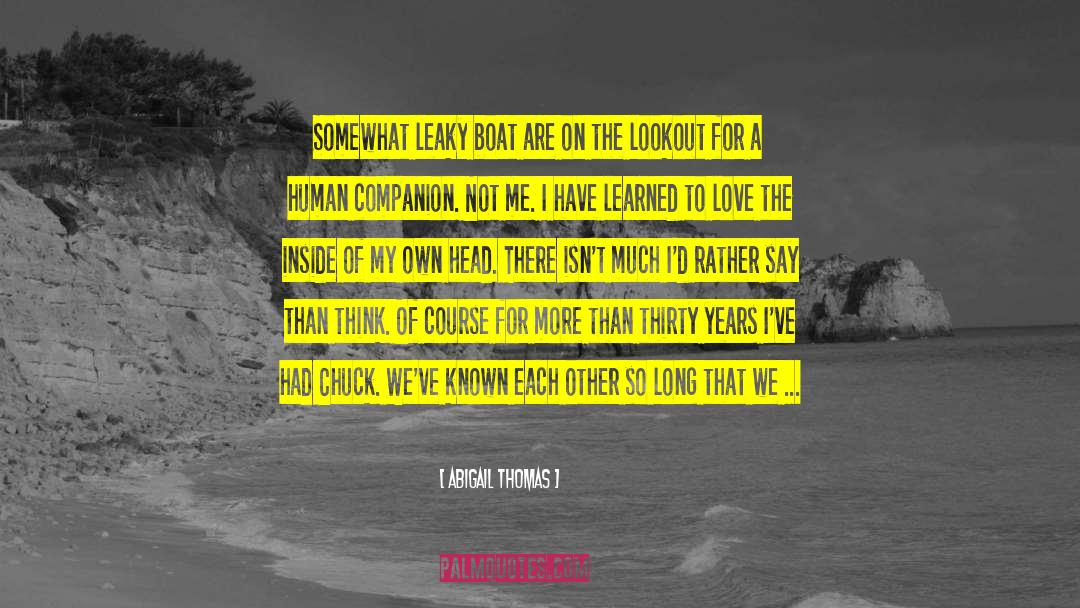Chuck Taylors quotes by Abigail Thomas