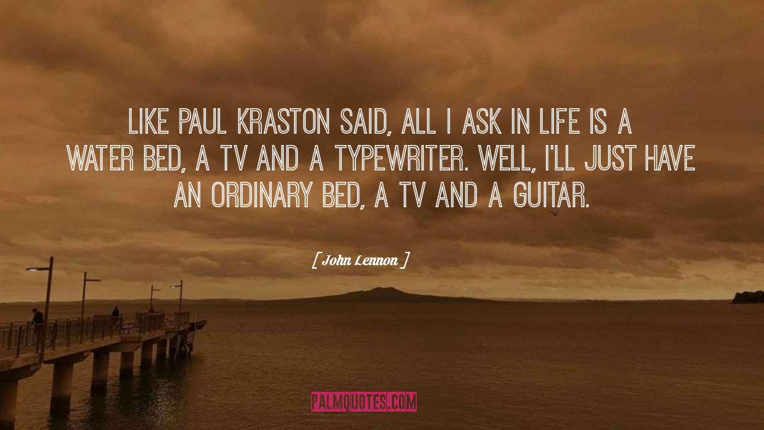 Chucking Guitar quotes by John Lennon