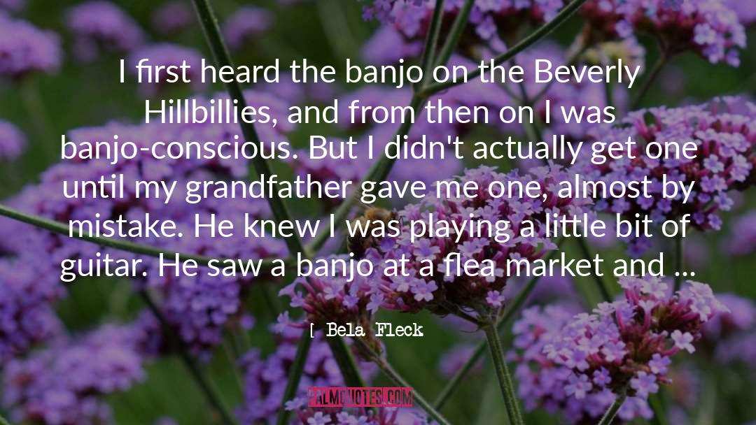 Chucking Guitar quotes by Bela Fleck
