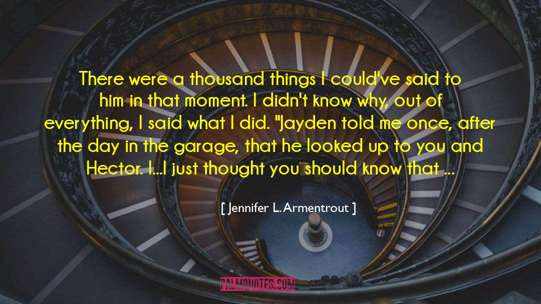 Chuckles Garage quotes by Jennifer L. Armentrout