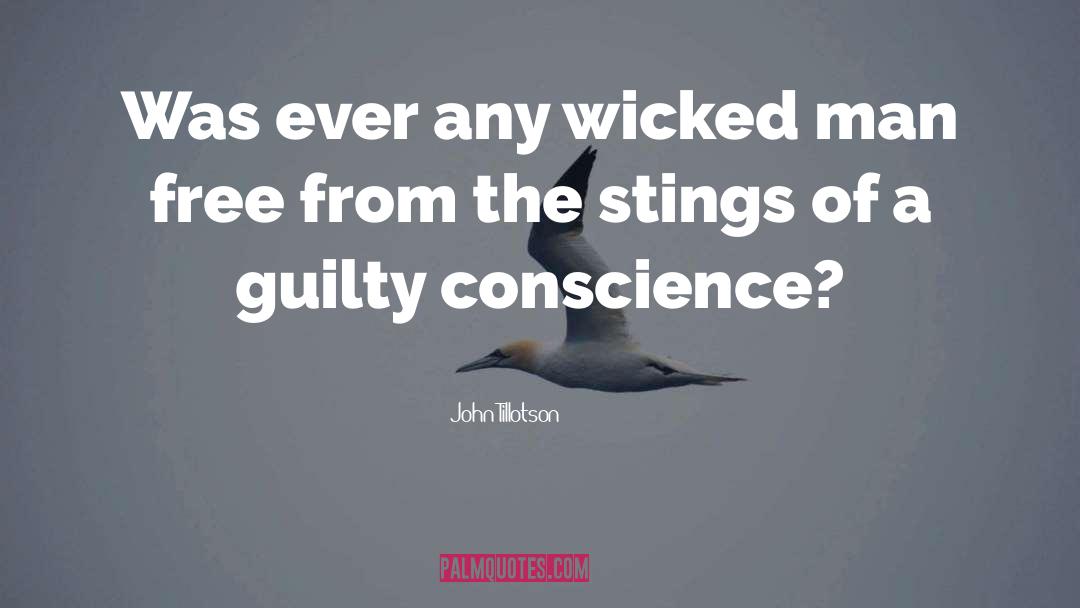 Chunked Guilty quotes by John Tillotson