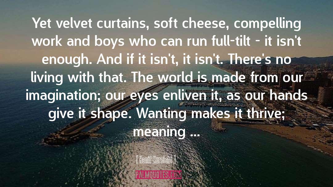 Chunkier Cheese quotes by Hanif Kureishi