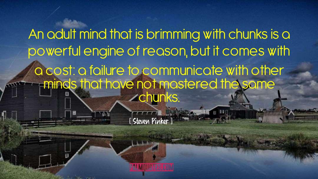Chunks quotes by Steven Pinker