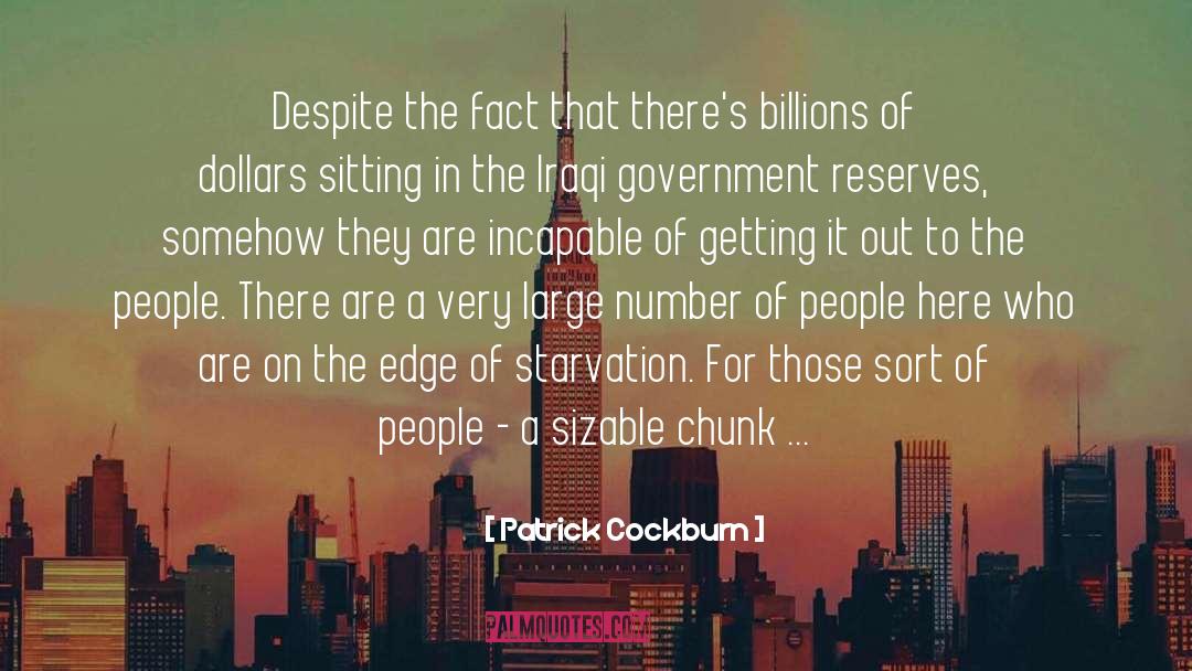 Chunks quotes by Patrick Cockburn