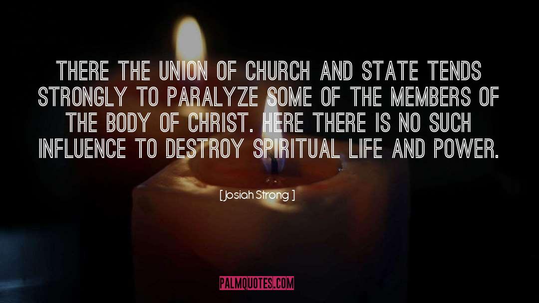 Church And State quotes by Josiah Strong