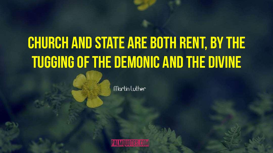 Church And State quotes by Martin Luther