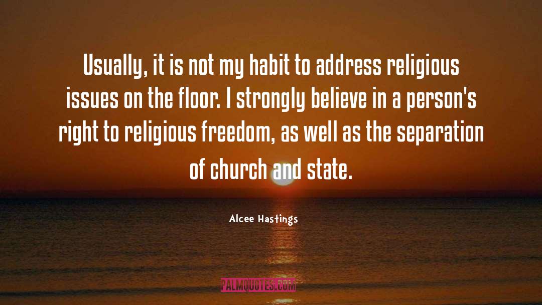 Church And State quotes by Alcee Hastings