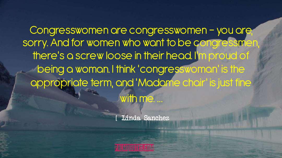 Church And Women quotes by Linda Sanchez