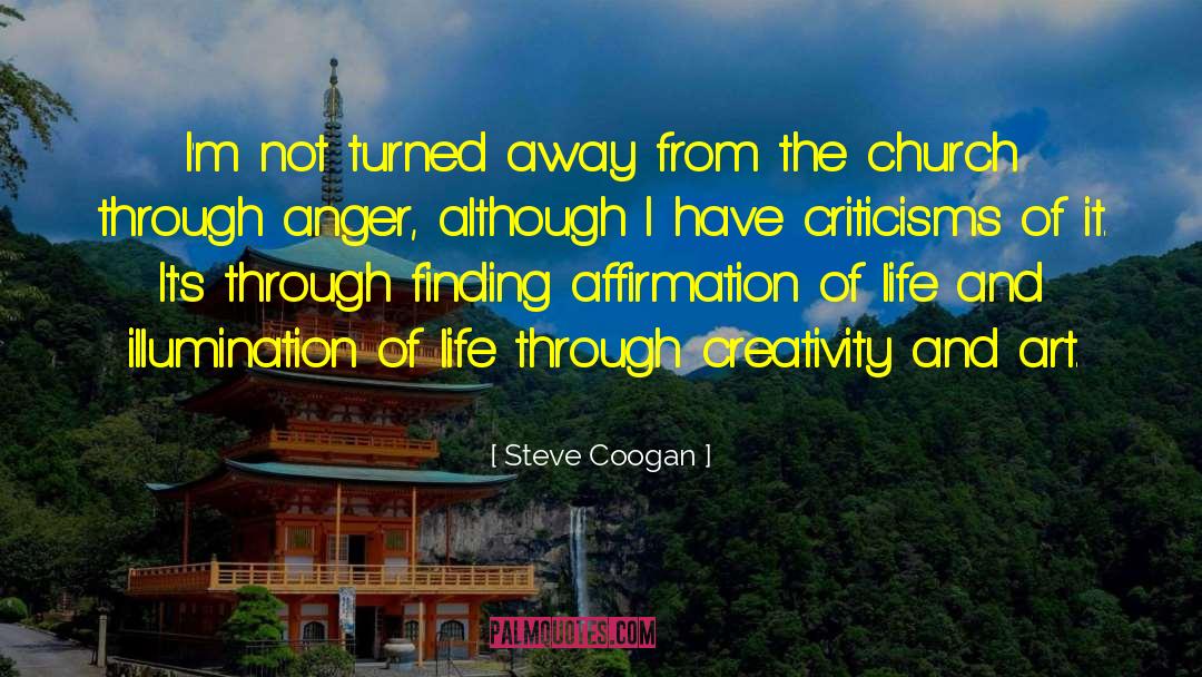 Church And Women quotes by Steve Coogan