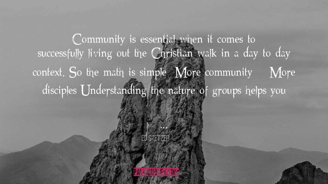 Church Community quotes by Ed Stetzer