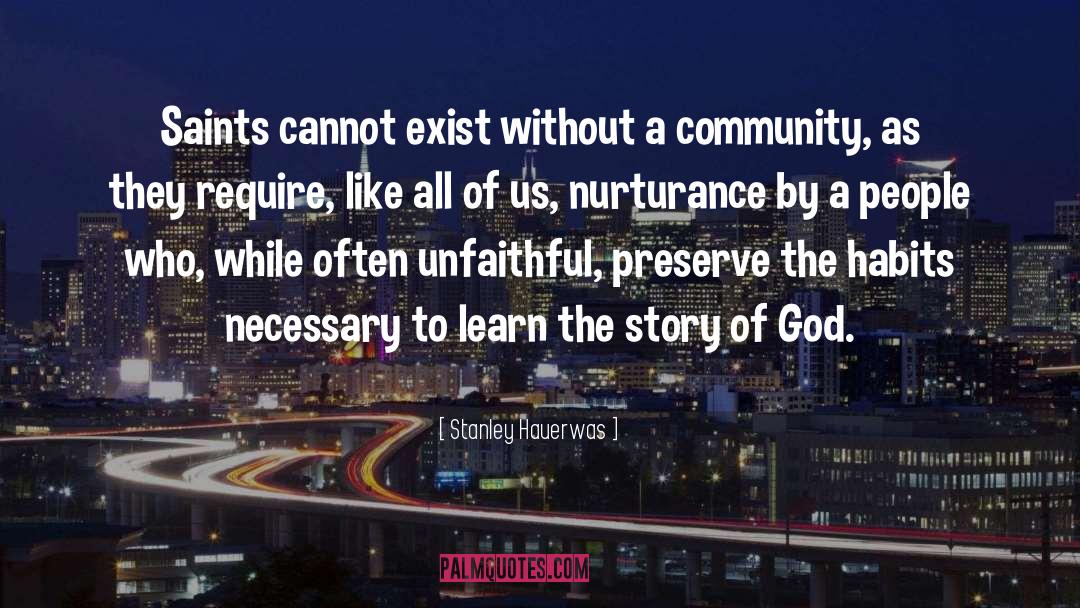 Church Community quotes by Stanley Hauerwas
