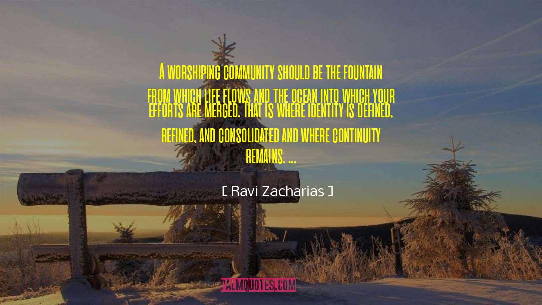 Church Community quotes by Ravi Zacharias