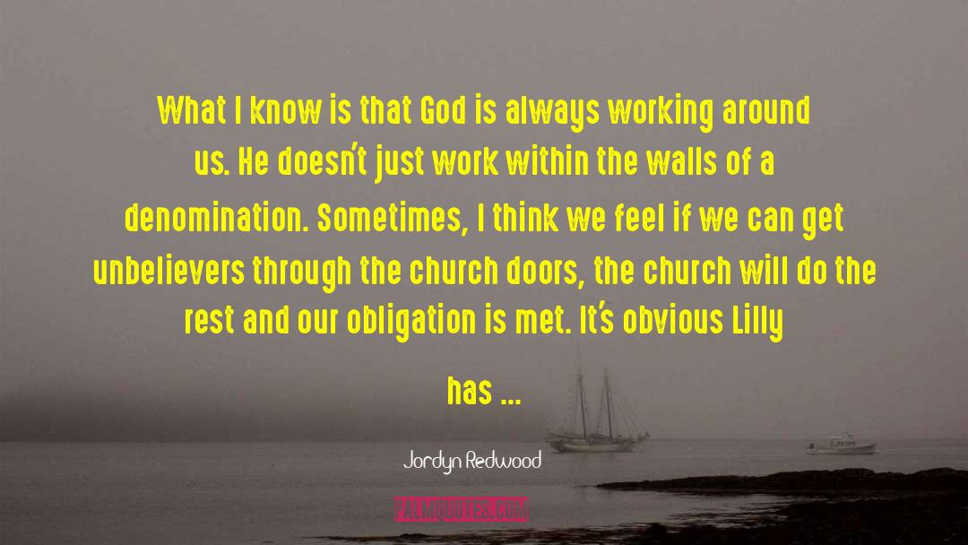Church Community quotes by Jordyn Redwood