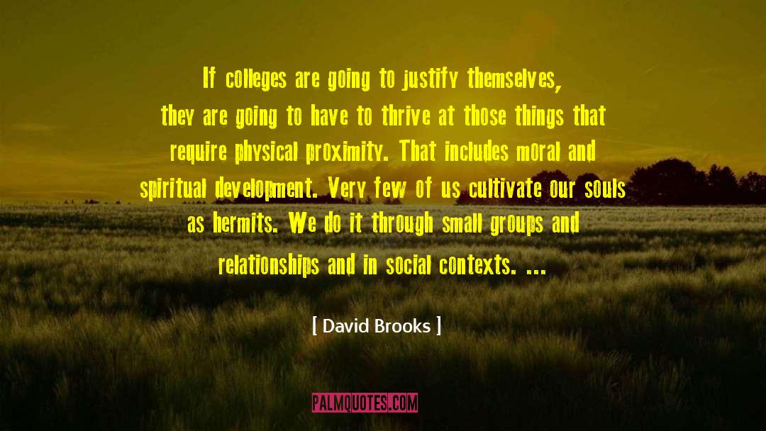 Church Community quotes by David Brooks