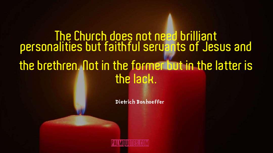 Church Community quotes by Dietrich Bonhoeffer