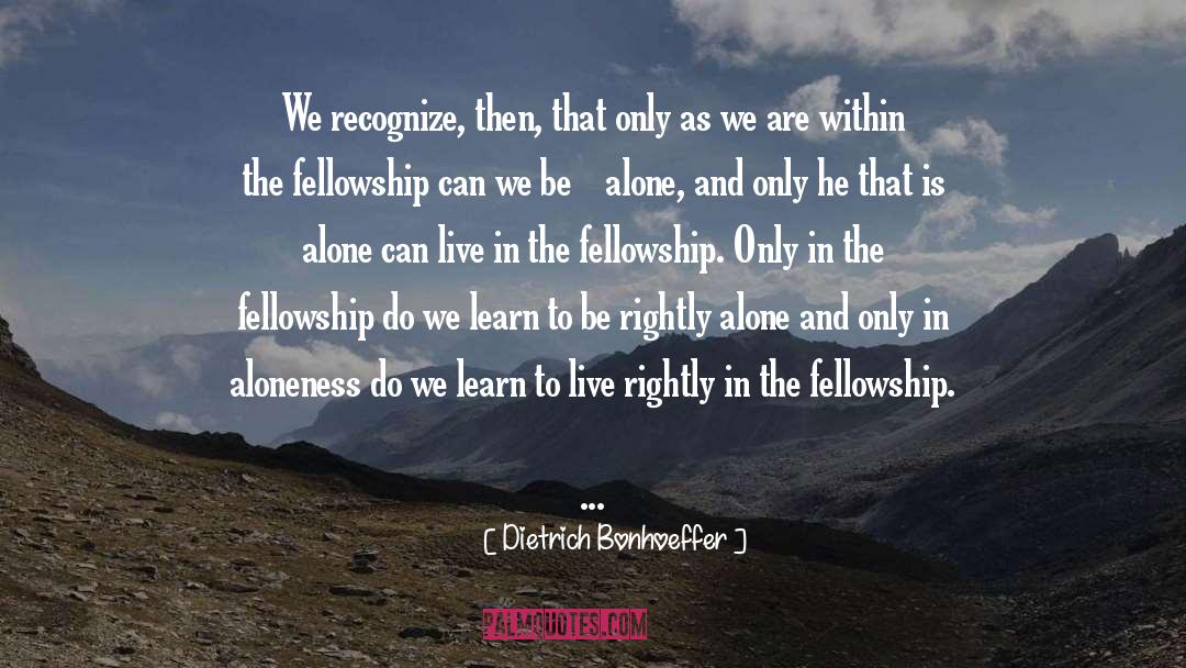 Church Community quotes by Dietrich Bonhoeffer