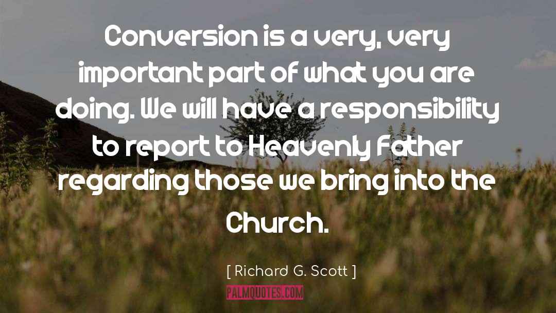 Church Father quotes by Richard G. Scott