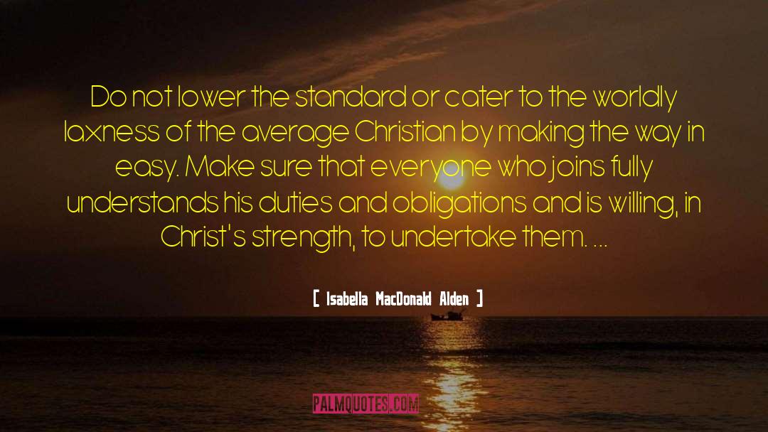 Church Father quotes by Isabella MacDonald Alden