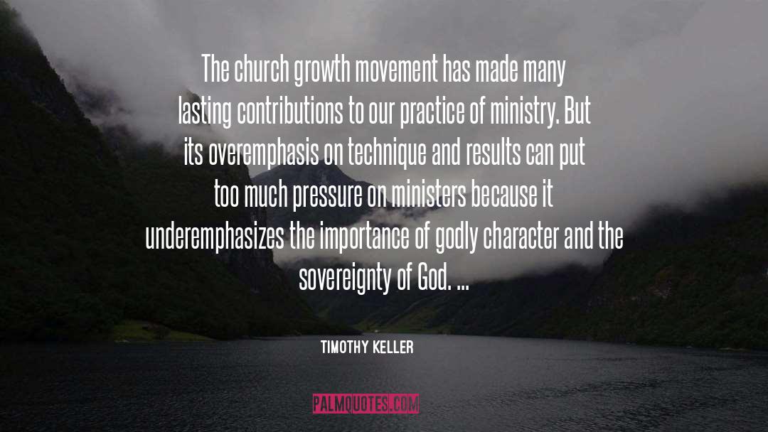 Church Growth quotes by Timothy Keller