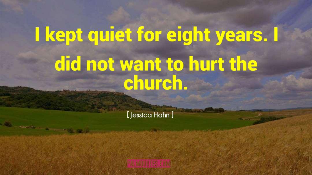 Church Hurt quotes by Jessica Hahn