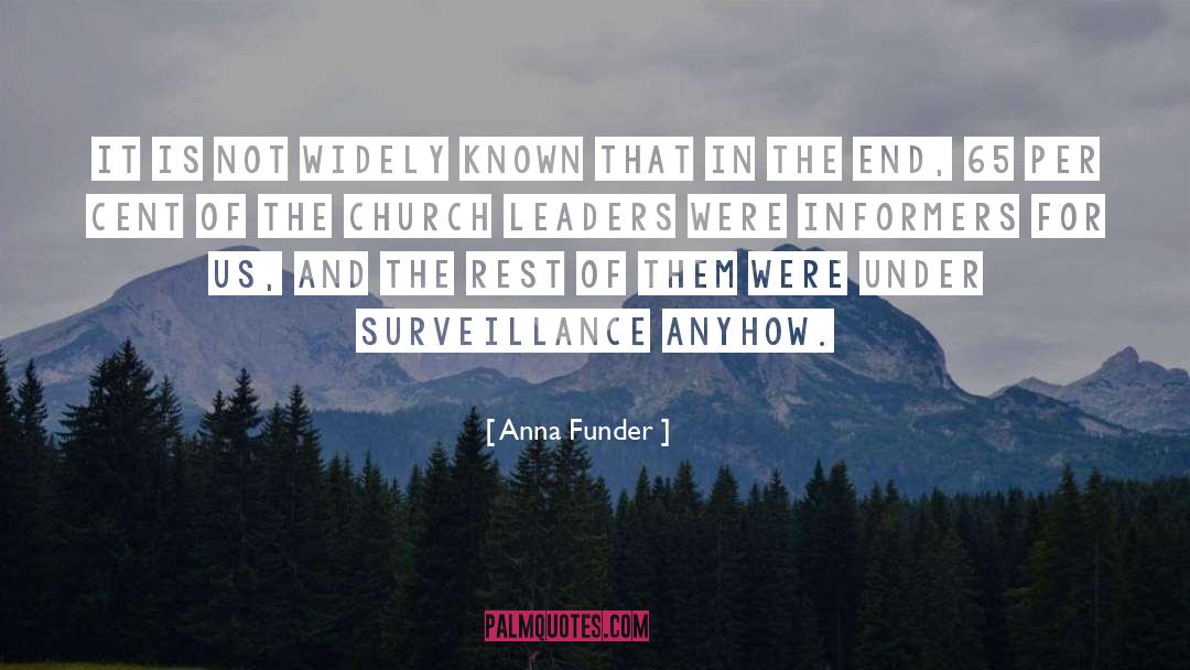 Church Leaders quotes by Anna Funder