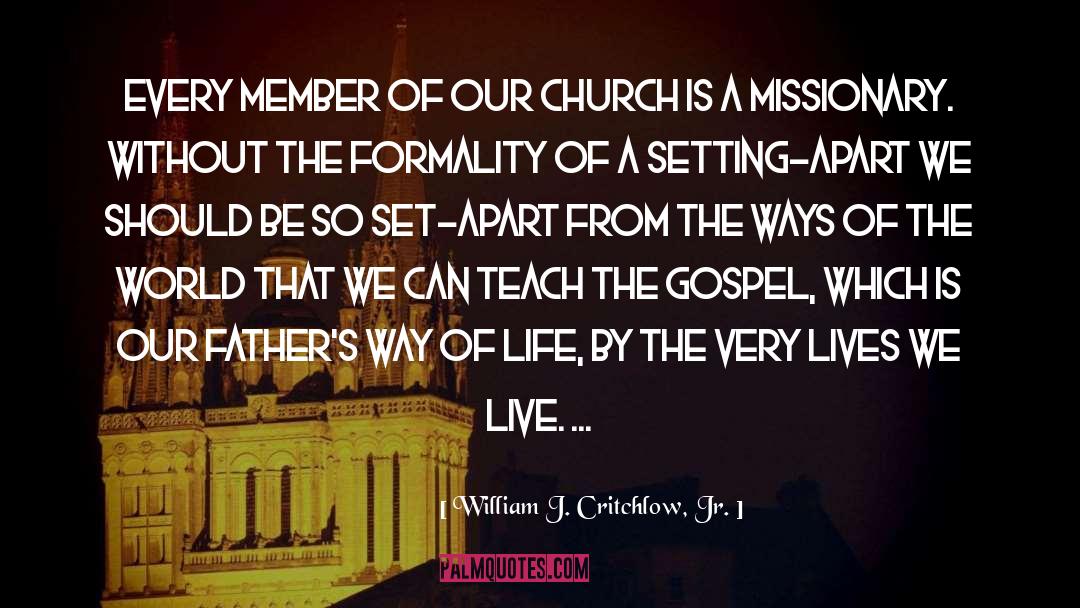 Church Leadership quotes by William J. Critchlow, Jr.