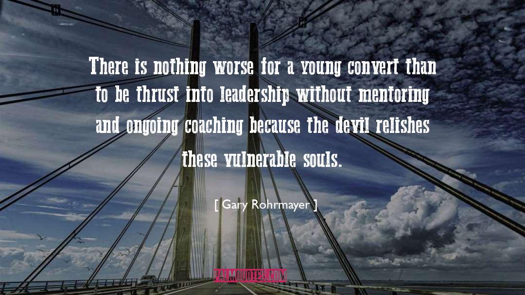 Church Leadership quotes by Gary Rohrmayer