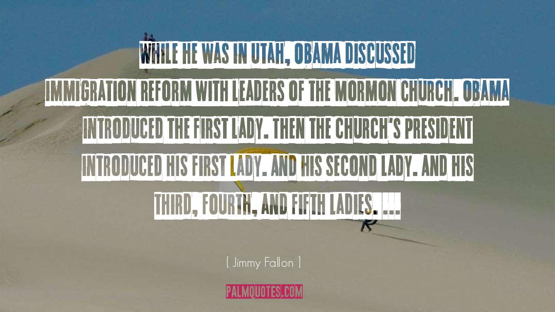 Church Leaderships quotes by Jimmy Fallon