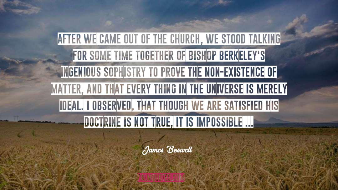 Church Membership quotes by James Boswell