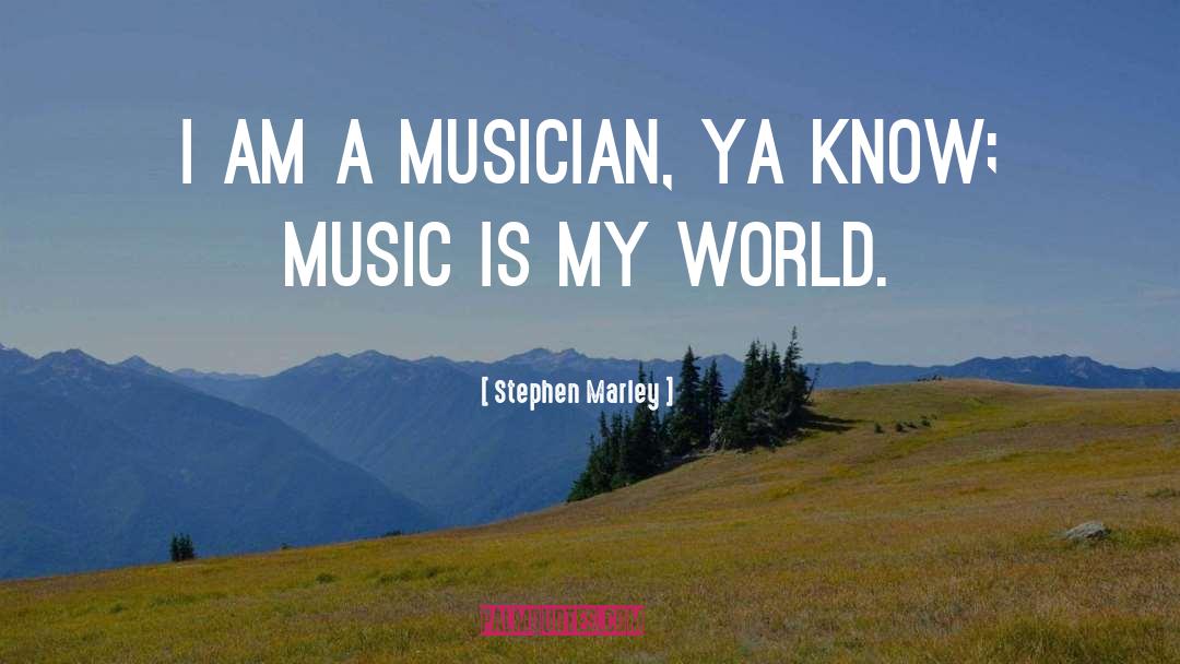 Church Musician quotes by Stephen Marley