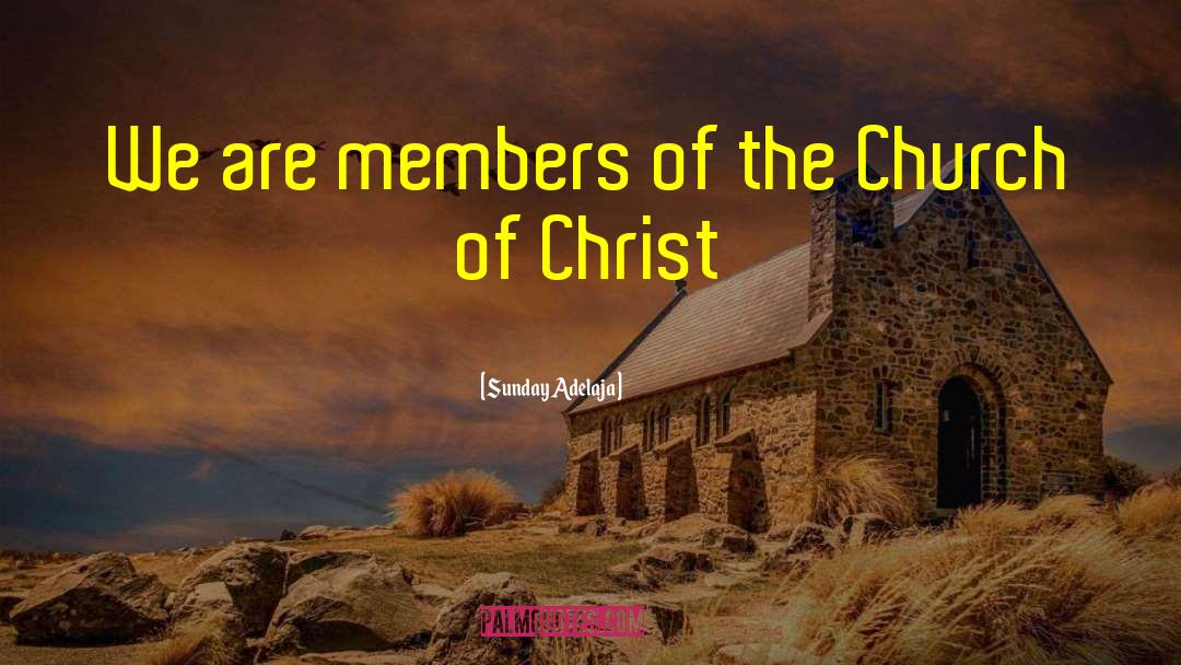 Church Of Christ quotes by Sunday Adelaja