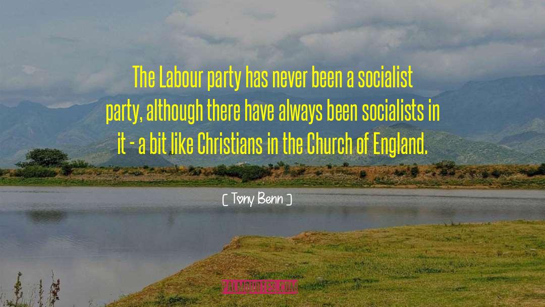 Church Of England quotes by Tony Benn