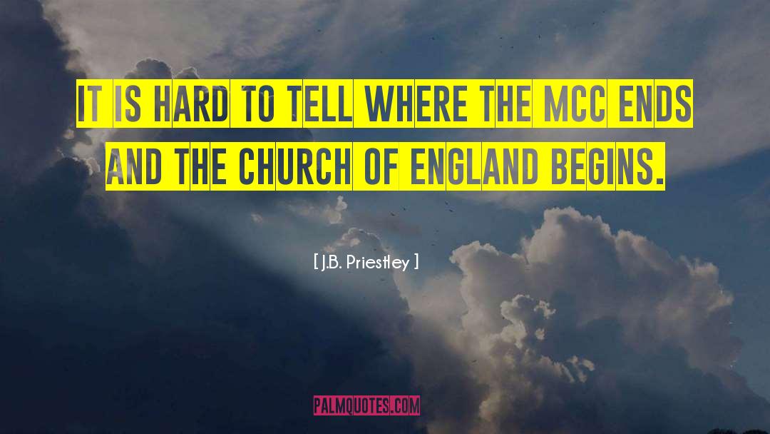 Church Of England quotes by J.B. Priestley