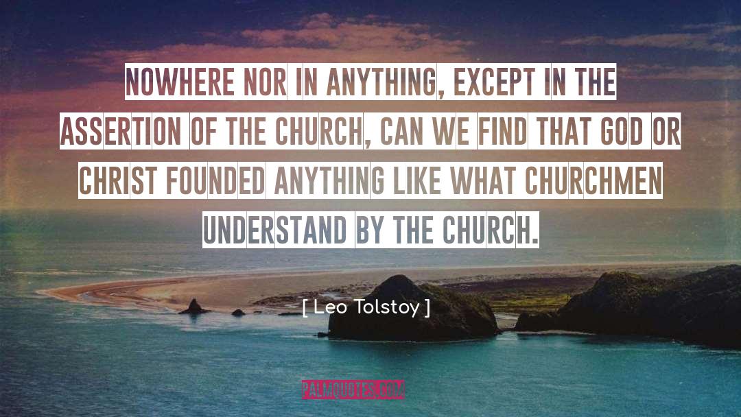 Church Of England quotes by Leo Tolstoy