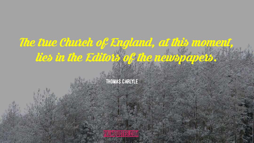 Church Of England quotes by Thomas Carlyle