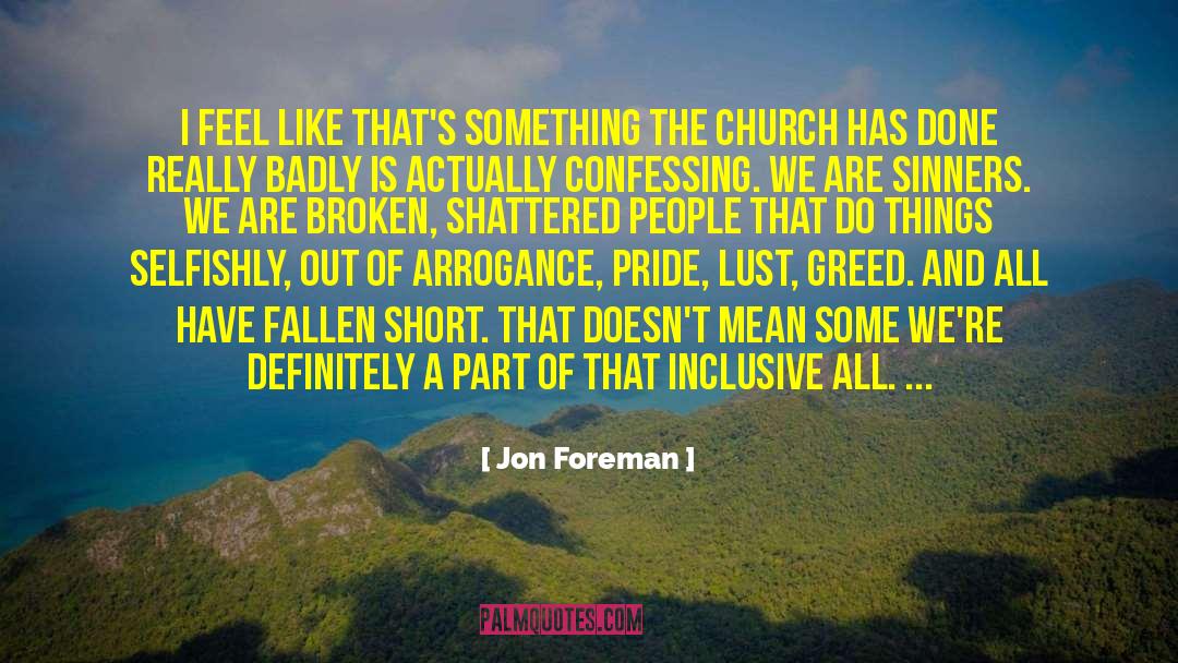 Church Of Satan quotes by Jon Foreman