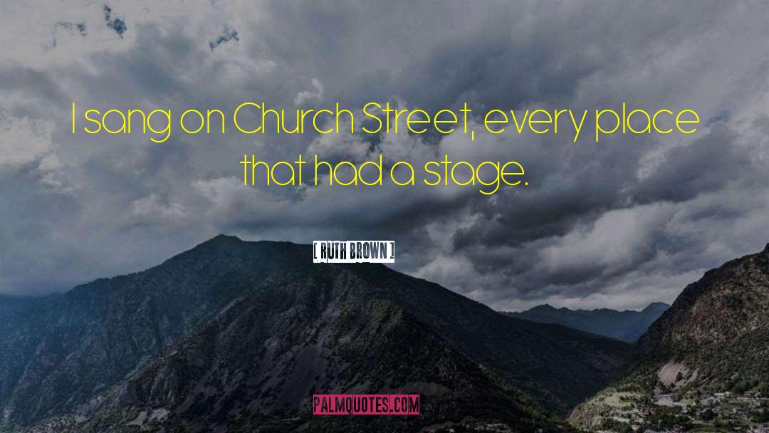 Church Pastor quotes by Ruth Brown