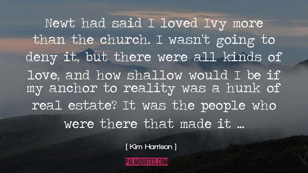 Church quotes by Kim Harrison