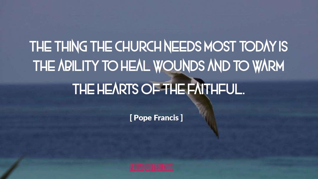 Church quotes by Pope Francis